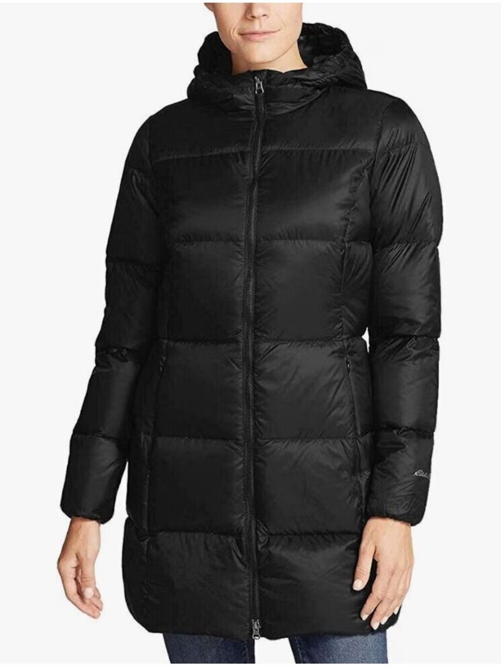 Size L - Eddie Bauer Luna Peak 550 Down Black Parka